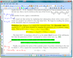 Auto-Gl�tten - PDF Annotator's intelligente Logik erkennt relativ gerade Striche und wandelt diese in exakt gerade Linien um. Besonders hilfreich um z.B. Text mit der Hand zu unterstreichen, durchzustreichen oder hervorzuheben. - Auto-Gl�tten