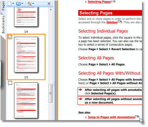 Page Preview - Quick expandable thumbnail view with multi-select support for all page operations. - Page Preview