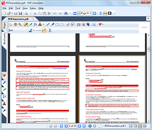Page Layout Modes - Select between single page and two pages, whole page and continuous view. - Page Layout Modes