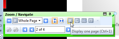 Setting Page Layout in Full Screen mode
