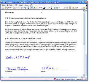 PDF Annotator - Annotation et �dition de fichiers PDF - Exemple d