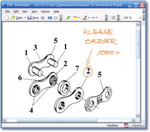 PDF Annotator - Annotation et �dition de fichiers PDF - Exemple d