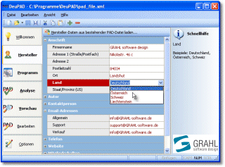 DeuPAD Editor - PAD Editor für Softwarehersteller - DeuPAD Editor - Hersteller